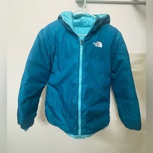 The North Face Reversible Blue Jacket XL kids